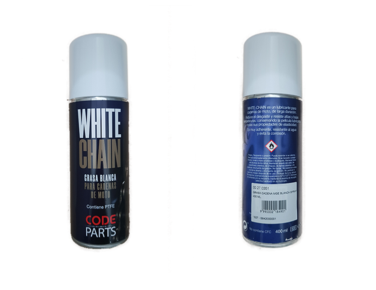 ACEITE CODE GRASA CADENA  BLANCA SPRAY 520 ML.